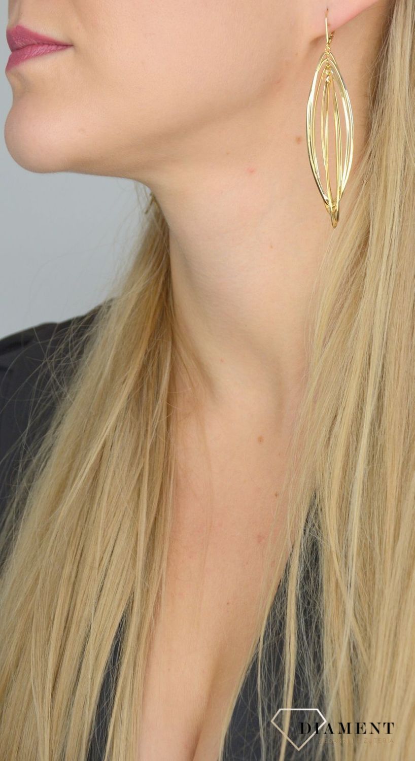 Złote kolczyki 585 bankietowe DIA-KLC-C5LBLAS-377-YM OR204623.jpg